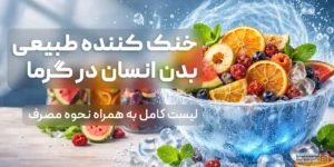 ‫خنک کردن طبیعی بدن انسان در فصل گرما با میوه خشک